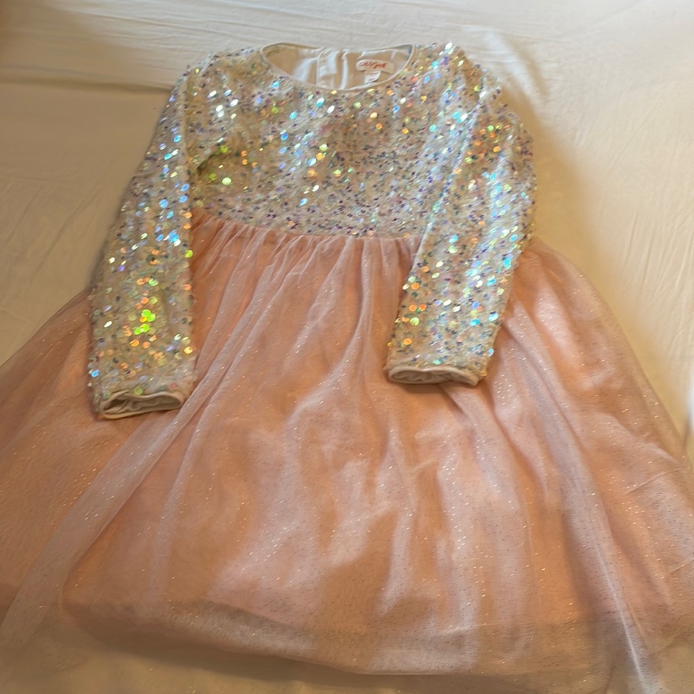 Girls sequined dress
